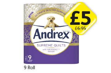 Andrex Supreme Quilts - Now Only £5 at Londis