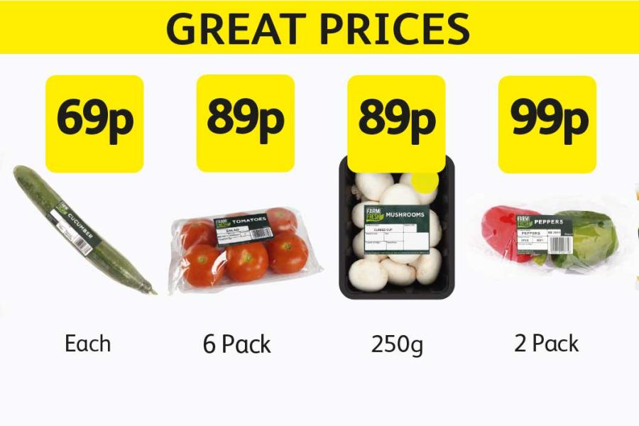 Great Prices on farm fresh produce at Londis