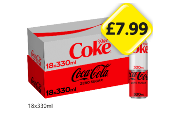 Diet Coke, Coke Zero - Now Only £7.99 at Londis