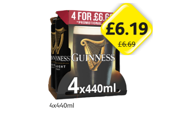 Guinness - Now Only £6.19 at Londis