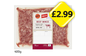 Jack's Beef Mince - Now Only £2.99 at Londis