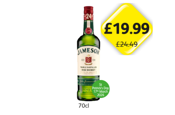 Jameson Whisky - Now Only £19.99 at Londis
