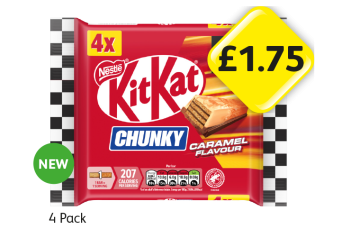 Kitkat Chunky Caramel Flavour - Now Only £1.75 at Londis
