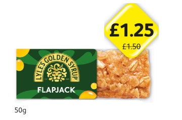 Lyle's Golden Syrup Flapjack - Now Only £1.25 at Londis