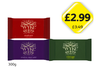 Wyke Farms Cheese Mature, Extra, Vintage - Now Only £2.99 at Londis