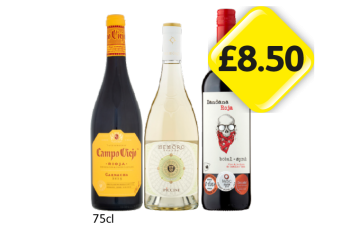 Campo Viejo Rioja, Memoro Piccine, Bandana Roja - Now Only £8.50 at Londis