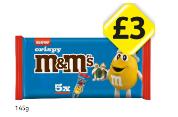 Crispy M&M's Bar - Now Only £3 at Londis