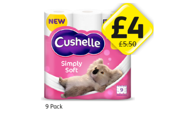 Cushelle Simply Soft - Now Only £4 at Londis