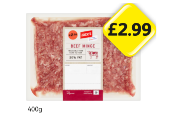Jack's Beef Mince - Now Only £2.99 at Londis
