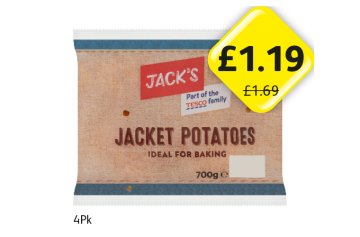 Jack's Jacket Potatoes - Now Only £1.19 at Londis