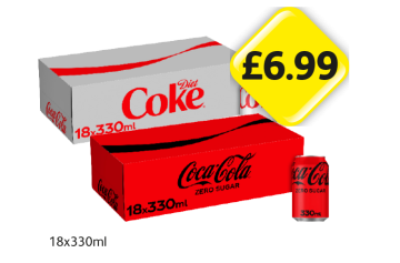 Diet Coke, Coca Cola Zero - Now Only £6.99 at Londis