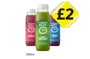 Innocent Berry, Green, Blueberry - Now Only £2 at Londis