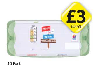 Jack's Eggs - Now Only £3 at Londis