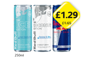 Red Bull, Coconut, Ice - Now Only £1.29 at Londis
