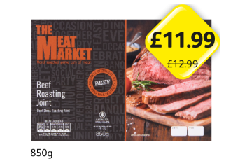 The Meat Market Beef Roasting Joint - Now Only £11.99 at Londis