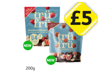 Trü Frü Strawberry's, Raspberries - Now Only £5 at Londis