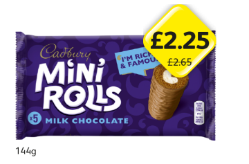 Cadbury Mini Rolls - Now Only £2.25 at Londis