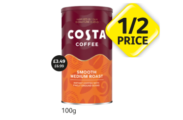 Costa Coffee Smooth Medium Roast - Now Only Half Price  at Londis