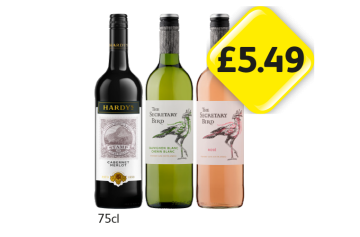Hardy's The Secretary Bird Sauvignon Blanc, Rosé - Now Only £5.49 at Londis