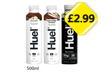 Huel Chocolate, Icd Coffee Caramel, Vanilla - Now Only £2.99 at Londis