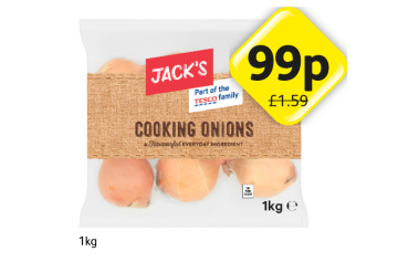 Jack's Cooking Onion - Now Only 99p at Londis