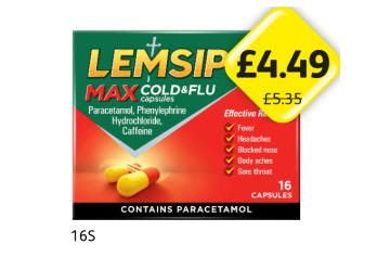 Lemsip Max Cold & Flu - Now Only £4.49 at Londis
