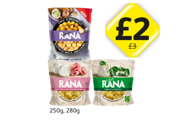 Rana Gnocchi, Prosciutto Cotto & Mozzarella, Spinach & Ricotta - Now Only £2 at Londis
