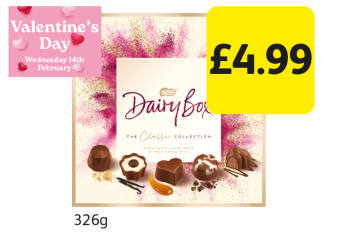 VALENTINES DAY: Dairy Box Classic Collection - Now Only £4.99 at Londis