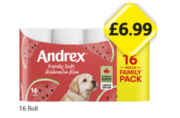 Andrex Watermelon - Now Only £6.99 at Londis