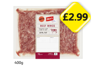 Jack’s Beef Mince - Now Only £2.99 at Londis