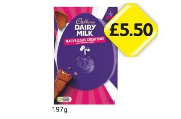 Cadbury Dairy Milk Marvellous Creations Egg - Now Only £5.50 at Londis