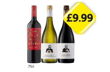 Diablo, Greasy Fingers Chardonnay, Red - Now Only £9.99 at Londis