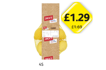 Jack's Lemons - Now Only £1.29 at Londis