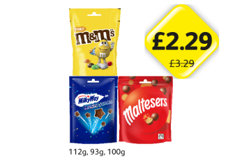 M&M's Peanut, Milky Way Magic Stars, Maltesers - Now Only £2.29 at Londis