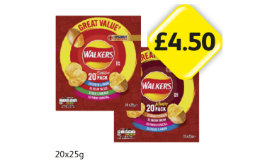 Walkers Variety Pack Classic, Meaty - Now Only £4.50 at Londis