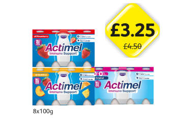 Actimel Original, Strawberry, Multifruit - Now Only £3.25 at Londis
