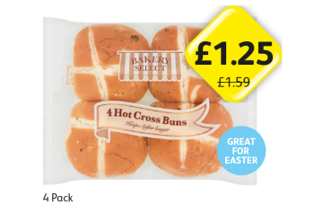 Hot Cross Buns - Now Only £1.25 at Londis
