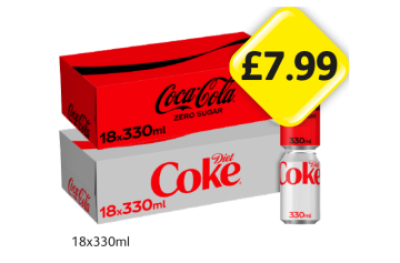 Coca Cola Zero, Diet Coke - Now Only £7.99 at Londis