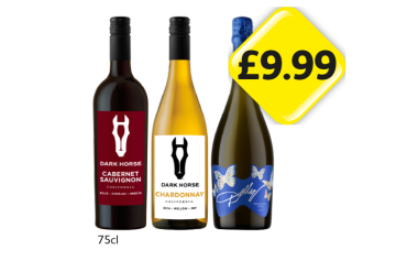 Dark Horse Cabernet Sauvignon, Chardonnay, Dolly - Now Only £9.99 at Londis