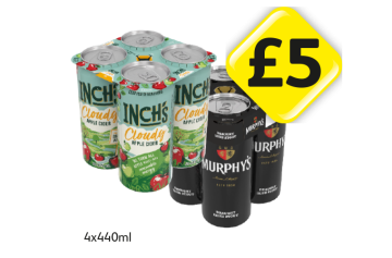 Inch's Cloudy, Murphy's - Now Only £5 at Londis