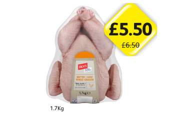 Jack's British Large Whole Chicken - Now Only £5.50 at Londis