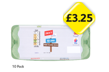Jack's Large Eggs - Now Only £3.25 at Londis