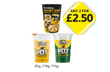 Namdong Chicken Flavour - Any 2 for £2.50 at Londis
