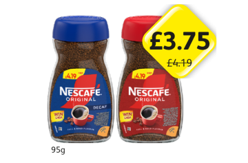 Nescafe Original, Decaf - Now Only £3.75 at Londis