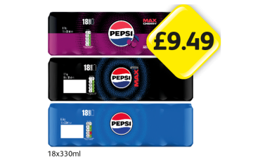 Pepsi, Max, Cherry - Now Only £9.49 at Londis
