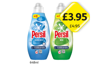 Persil Non Bio, Bio - Now Only £3.95 at Londis