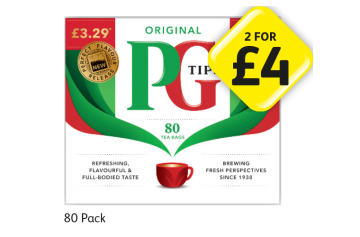 PG Tips - Any 2 for £4 at Londis