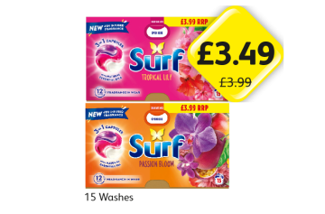 Surf Tropical Lily, Passion Bloom - Now Only £3.49 at Londis