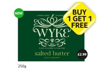 Wyke Salted Butter - Now Only Buy 1 Get 1 FREE at Londis