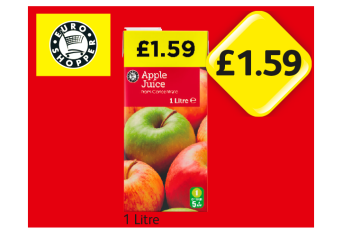 Apple Juice - Now Only £1.59 at Londis